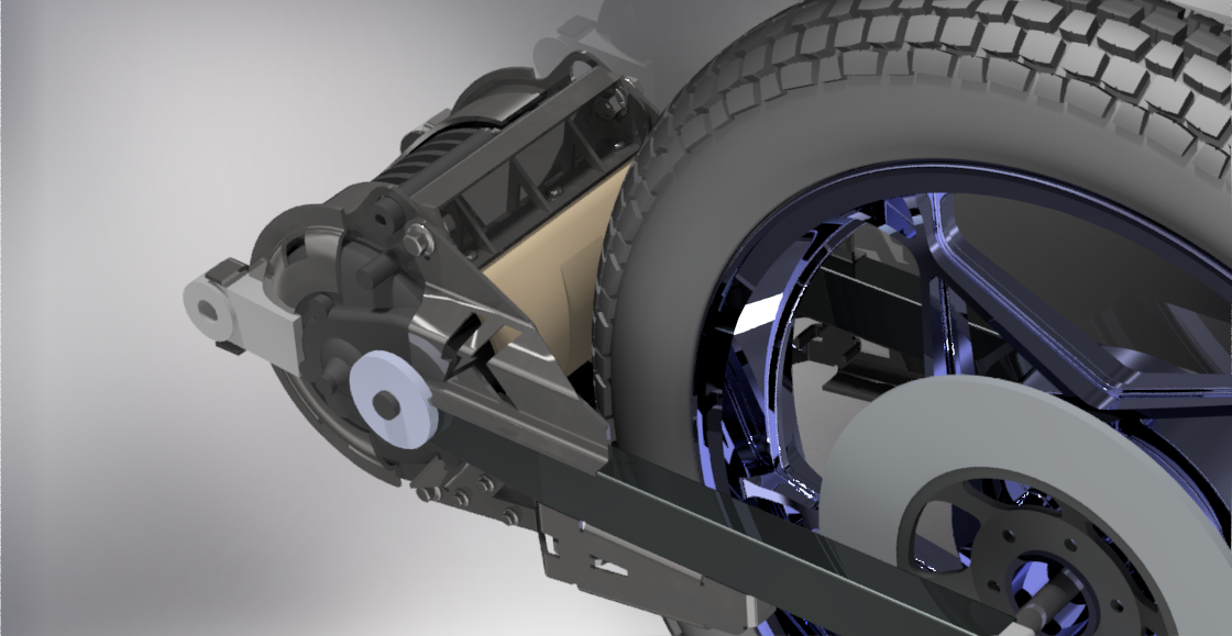 Custom Motorcycle drive-train